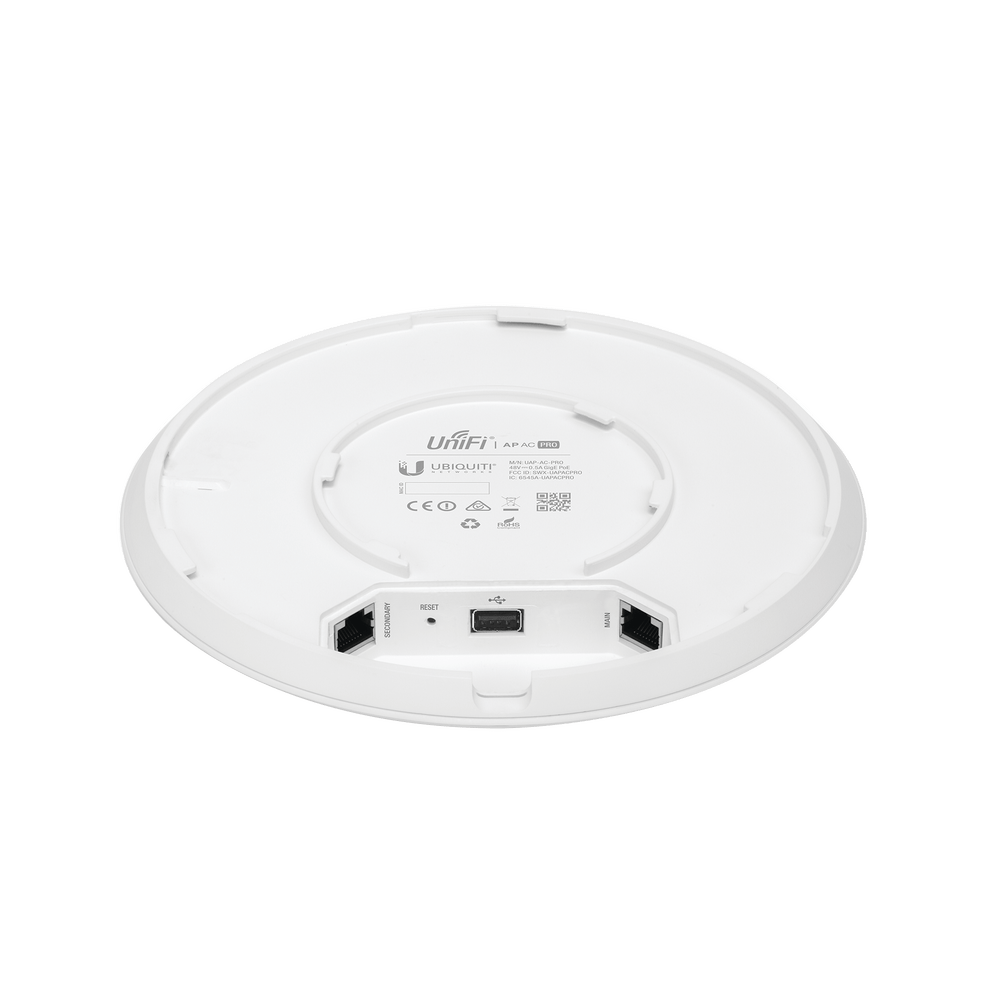 Access Point Ubiquiti UniFi doble banda 802.11ac MIMO 3X3 para interior PoE af/at PoE incluido UAP-AC-PRO - SILYMX