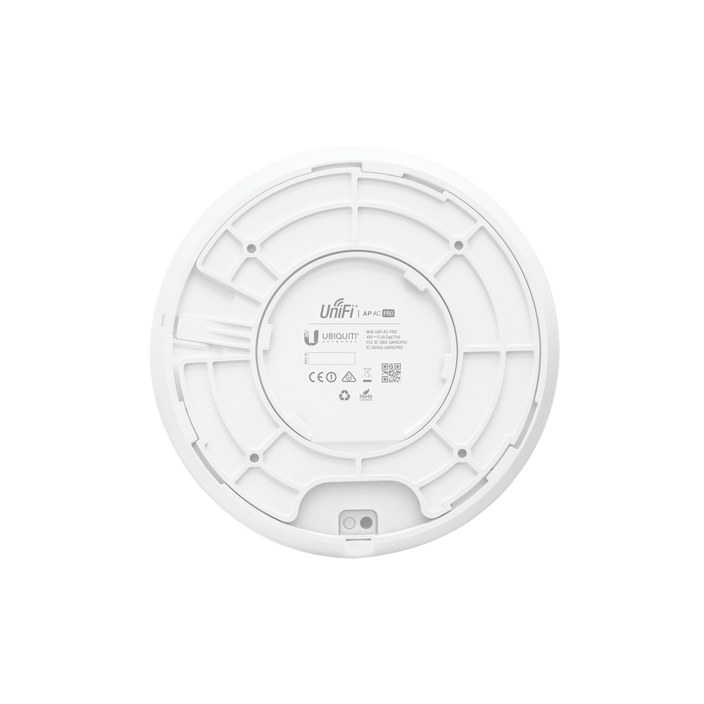 Access Point Ubiquiti UniFi doble banda 802.11ac MIMO 3X3 para interior PoE af/at PoE incluido UAP-AC-PRO - SILYMX