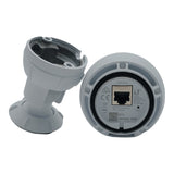 Cámara IP bullet para exterior 4 MP Lente fijo Iluminadores IR 9 mts Micrófono integrado Detección de eventos IA UVC-G4-BULLET - SILYMX