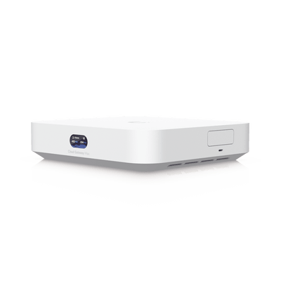 UBIQUITIUCG-MAXUCG Max Cloud Gateway de 2.5 GbE Compacto con Soporte para hasta 30 Dispositivos UniFi, 300+ Clientes, Enrutamiento IPS de 2.3 Gbps y Almacenamiento 512 GB de Memoria Interna - SILYMX