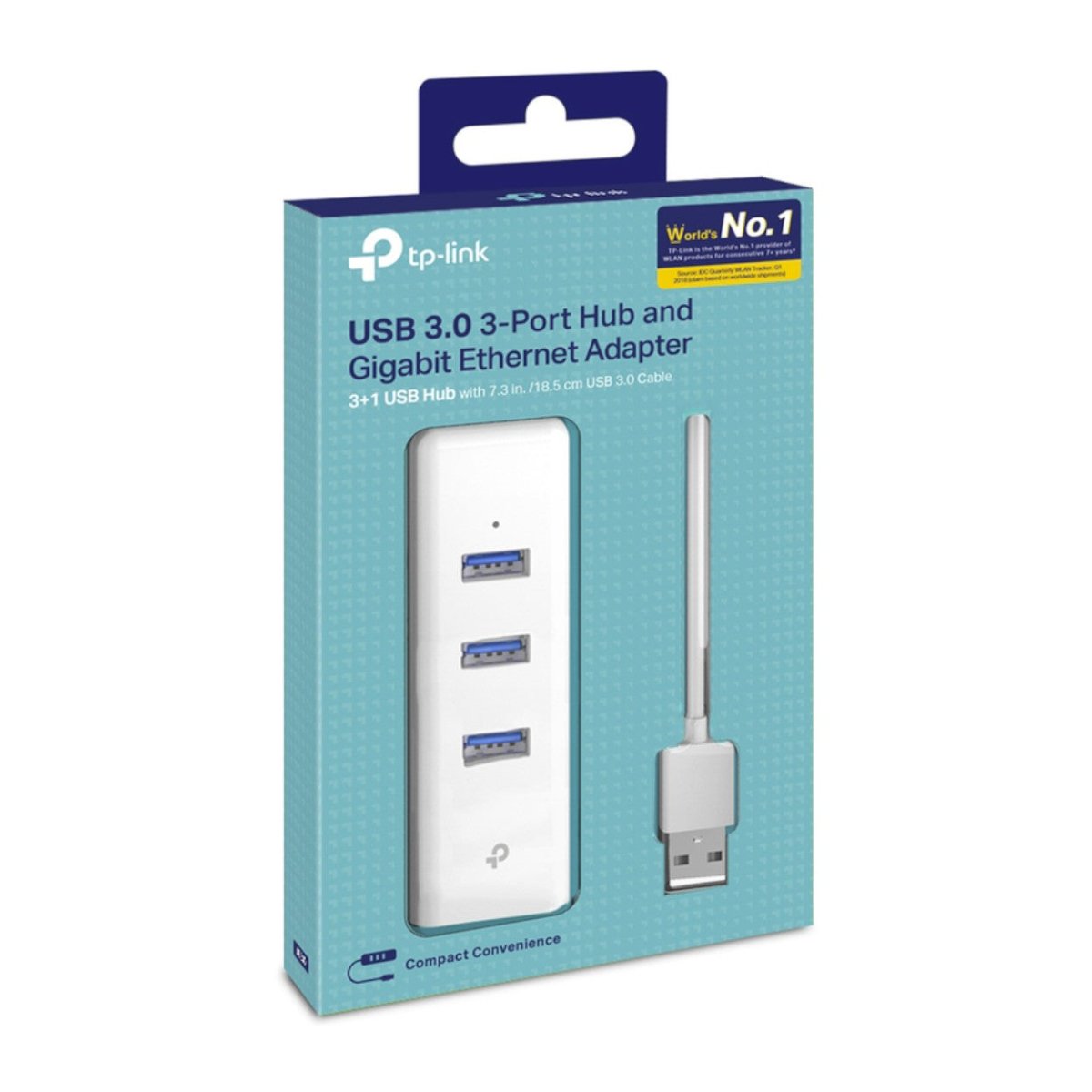 Adaptador de red Ethernet USB 3.0 a RJ45 10/100/1000Mbps UE330 - SILYMX