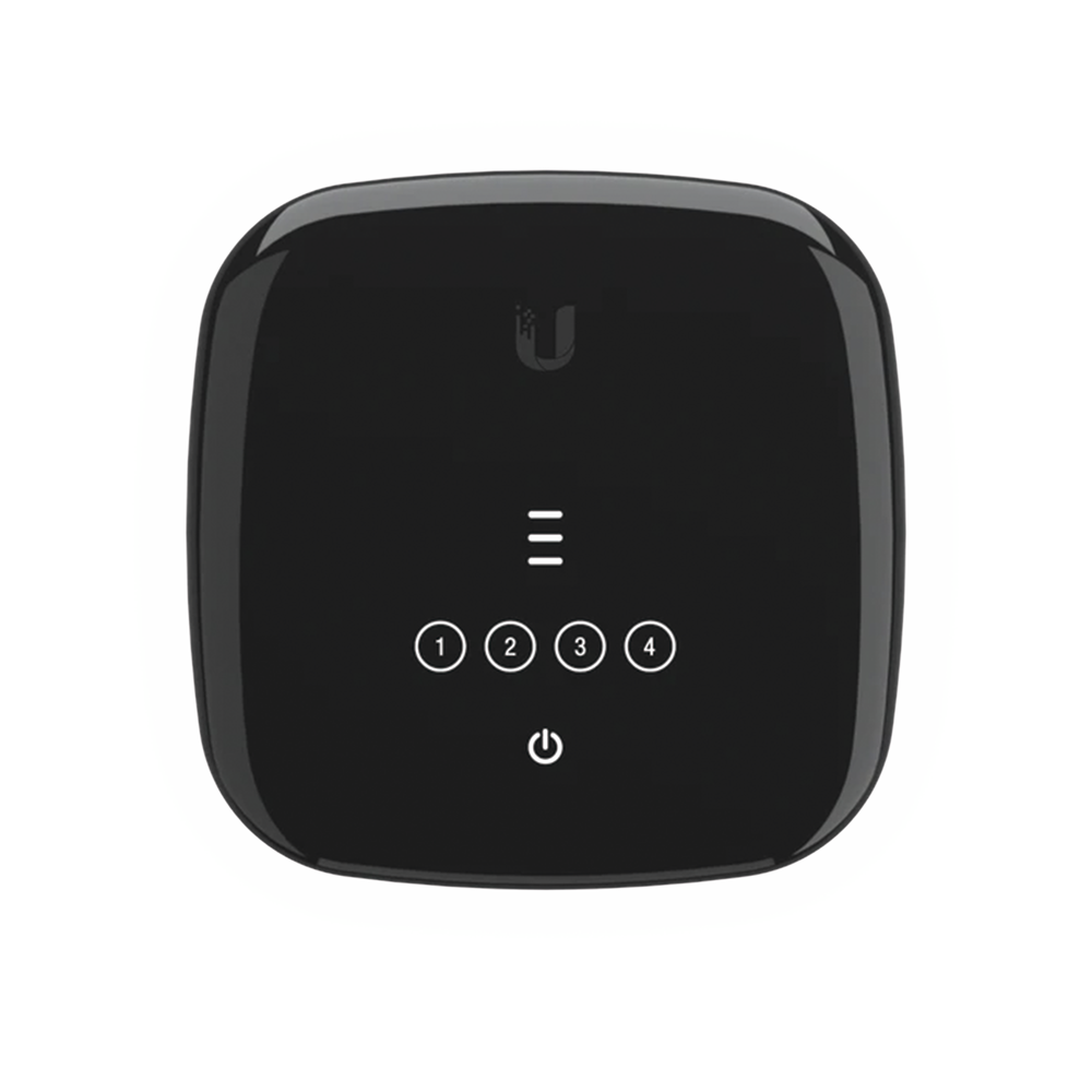 UFiber UBIQUITI WiFi 6 GPON CPE con WiFi 802.11ax + 4 puertos GbE LAN y 1 puerto GPON WAN UF-WIFI6 - SILYMX