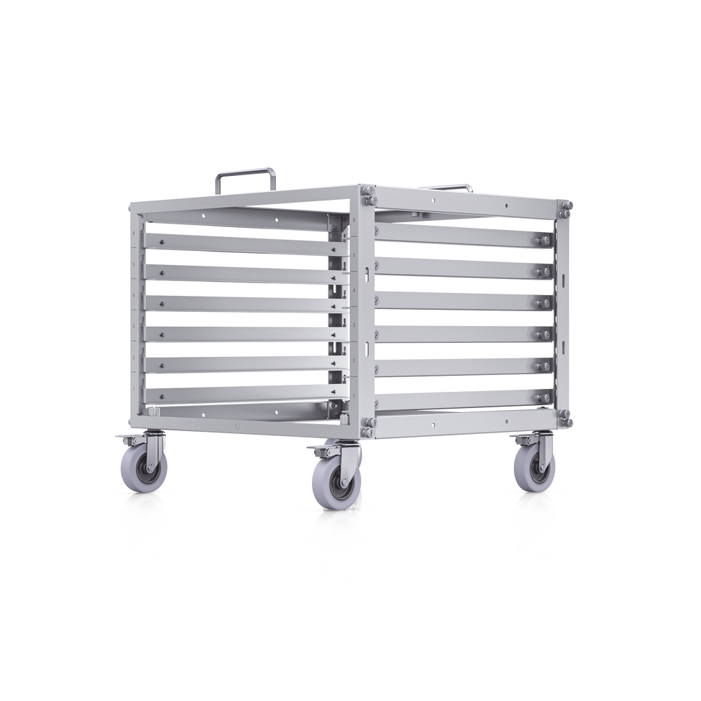 UniFi Rack Móvil de 6 Unidades incluye 1 patchpanel de 24 puertos Gigabit no requiere herramientas para armarse incluye ruedas U-RACK-6U-TL - SILYMX