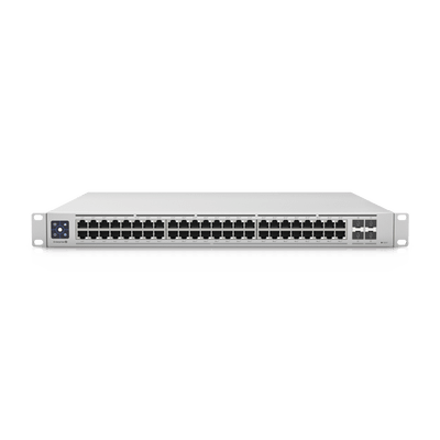 UBIQUITIUSW-ENTERPRISE-48-POEUniFi Switch Enterprise administrable capa 3, 48 puertos 2.5GbE RJ45 POE+, 4 puertos 10G SFP+, 720W, con pantalla táctil de 1.3" - SILYMX