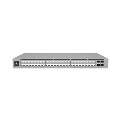 UBIQUITIUSW-PRO-MAX-48-POEUniFi Switch Pro Max 48 POE, con funciones capa 3, 48 puertos (16 puertos 2.5 GbE (8 POE++ y 8 POE+) y 32 puertos 1 GbE (24 POE+ y 8 POE++)), 2 puertos SFP+ 10G, POE++ 720W, pantalla informativa - SILYMX