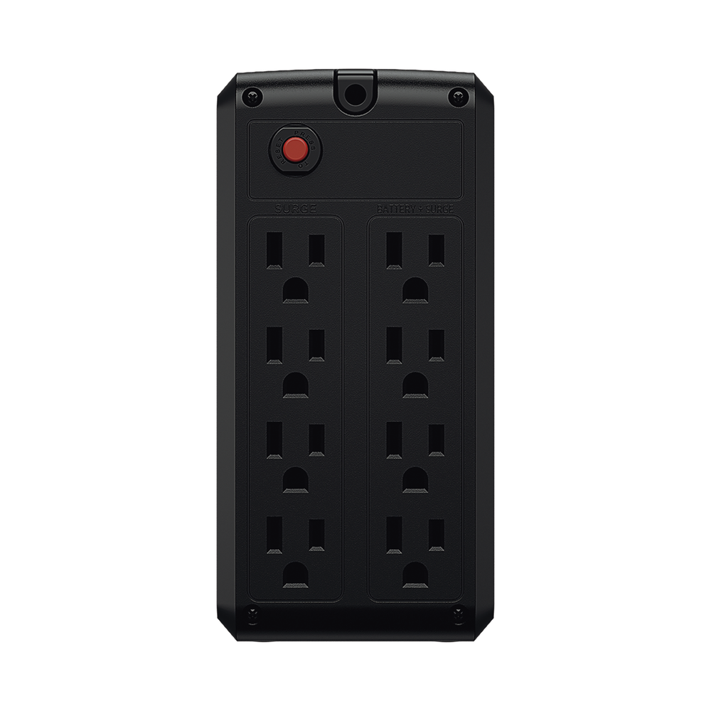 UPS CYBERPOWER de 1000 VA 500 W Entrada 120 Vca NEMA 5-15P y 8 Salidas NEMA 5-15R Puerto USB Con Regulador de Voltaje (AVR) UT-1000GU - SILYMX