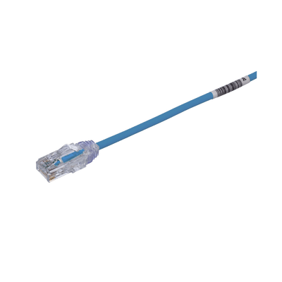 PANDUITUTP28SP10MBUCable de Parcheo TX6, UTP Cat6, Diámetro Reducido (28AWG), Color Azul, 10 Metros (32.81 Pies) - SILYMX