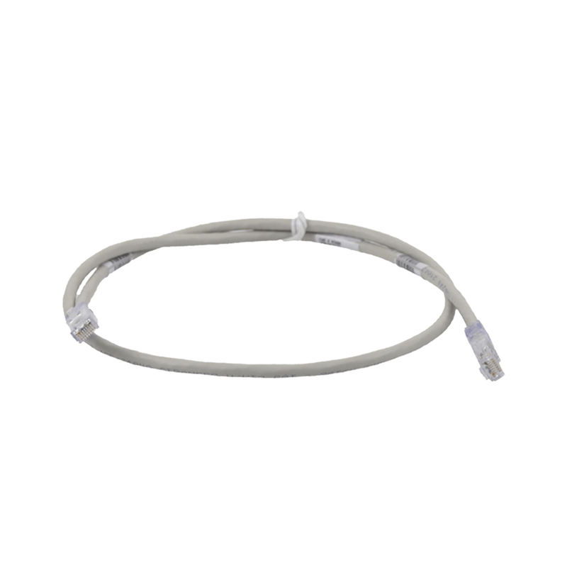 Cable de Parcheo Patch Cord Panduit TX6 UTP Cat6 24 AWG CM Color Gris 5ft 1.5 Mts UTPSP5GYY - SILYMX