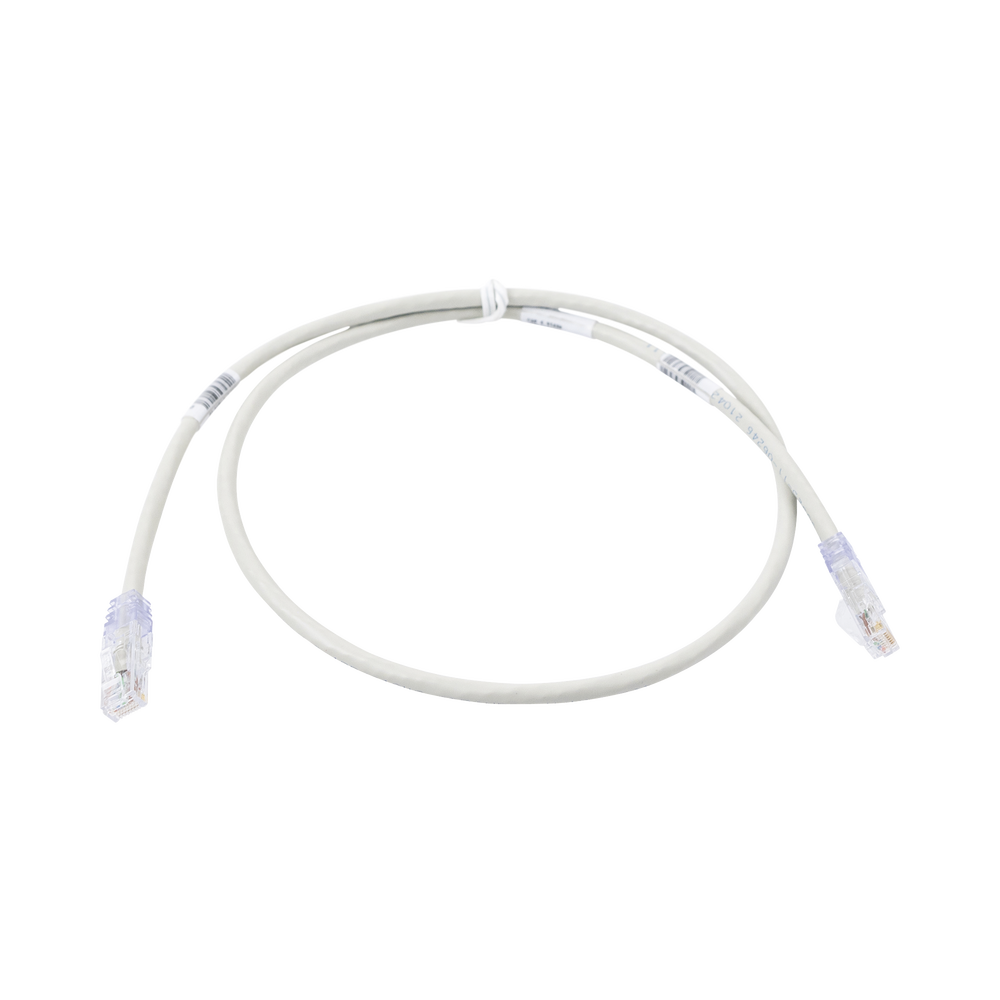 Cable de Parcheo Patch Cord Panduit TX6 UTP Cat6 24 AWG CM Color Gris 7ft UTPSP7GYY - SILYMX