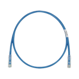Cable de Parcheo TX6, UTP Cat6, 24 AWG, CM, Color Azul, 2.44 Metros (8 Pies)