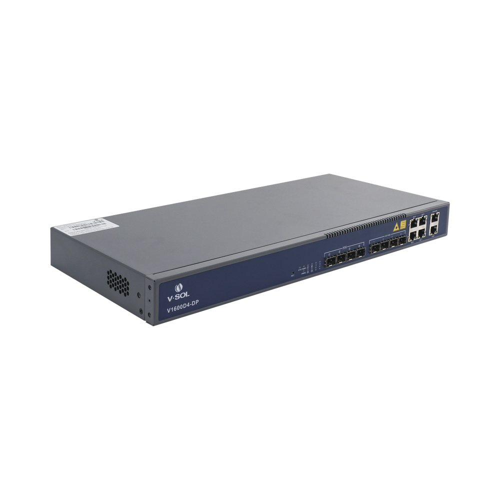 OLT de 4 puertos EPON con 8 puertos Uplink (4 puertos Gigabit Ethernet + 4 puertos Gigabit Ethernet SFP) hasta 256 ONUS - SILYMX