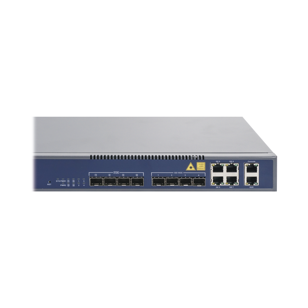 OLT de 4 puertos EPON con 8 puertos Uplink (4 puertos Gigabit Ethernet + 4 puertos Gigabit Ethernet SFP) hasta 256 ONUS - SILYMX