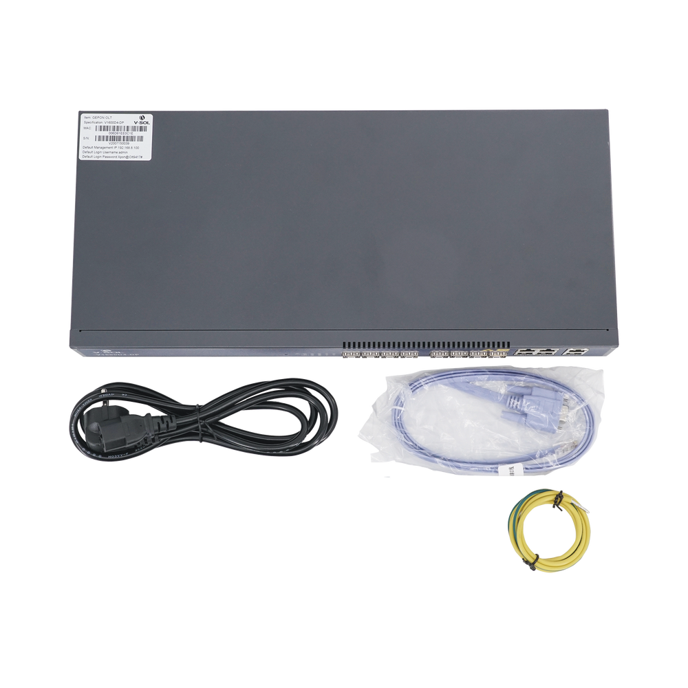 OLT de 4 puertos EPON con 8 puertos Uplink (4 puertos Gigabit Ethernet + 4 puertos Gigabit Ethernet SFP) hasta 256 ONUS - SILYMX