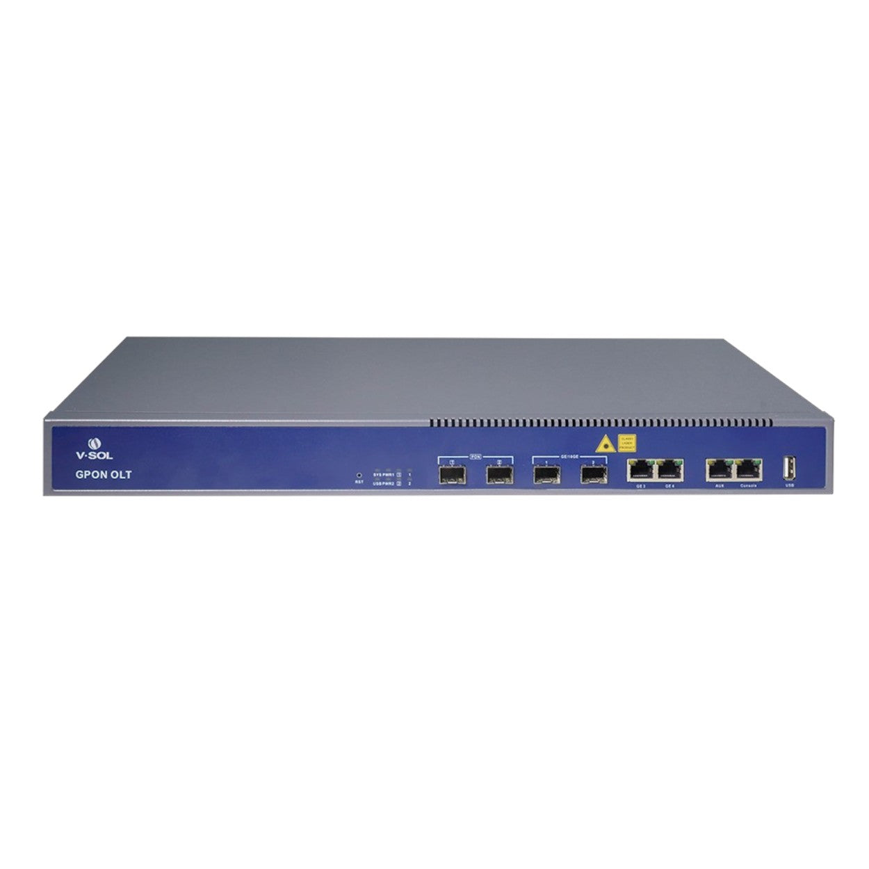 Unidad De Red Optica Olt 2 Puertos Gpon 4 Puertos Uplink V1600-GT - SILYMX