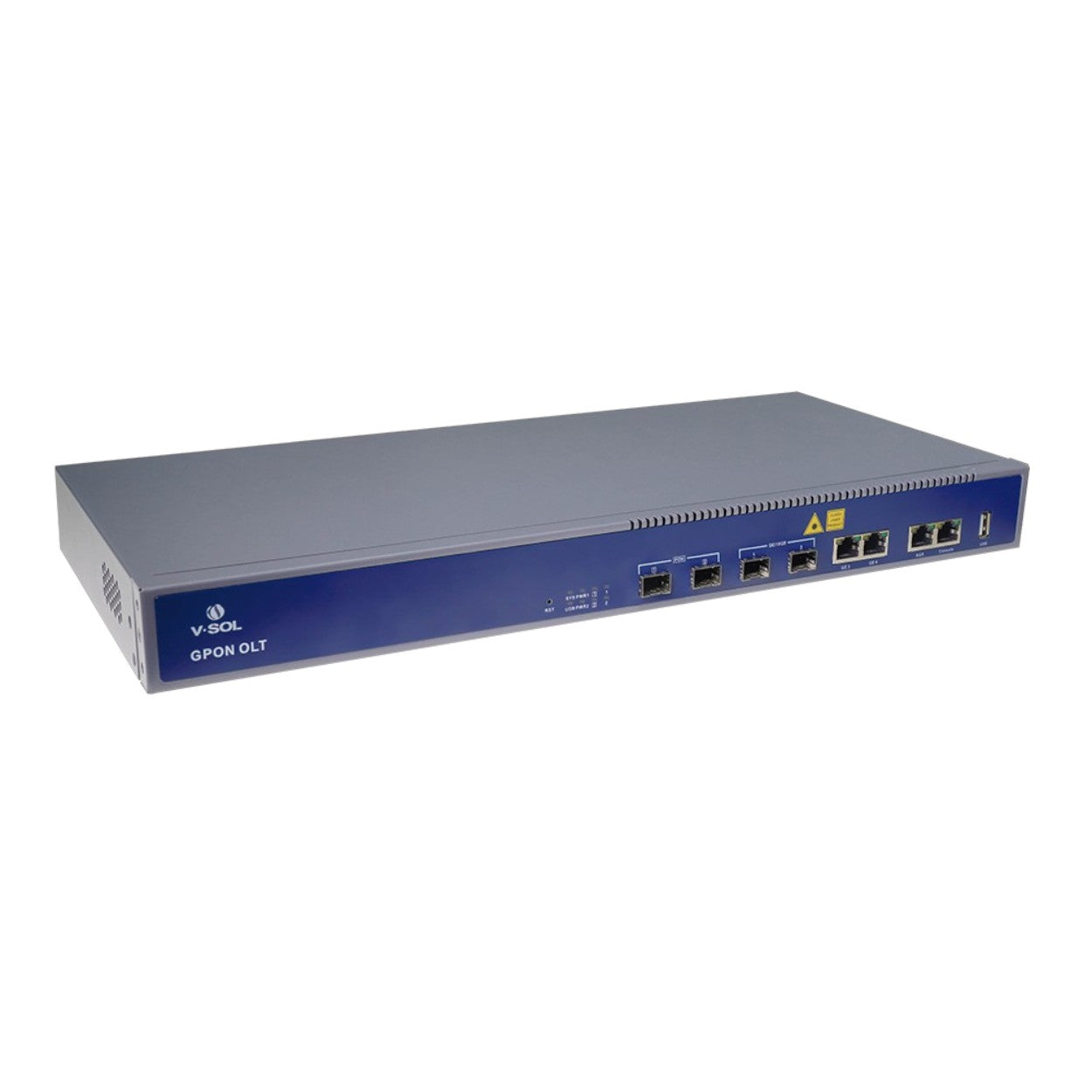 Unidad De Red Optica Olt 2 Puertos Gpon 4 Puertos Uplink V1600-GT - SILYMX
