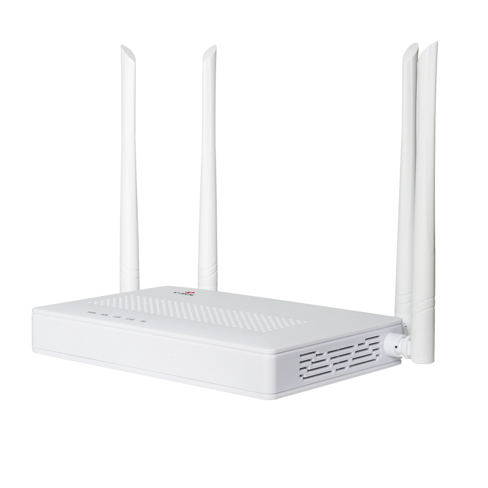 ONU Dual GPON/EPON V-SOL Wi-Fi Doble Banda 2.4 y 5 GHz Soporta MESH 2 puertos LAN Gigabit LAN V2802-DAC - SILYMX
