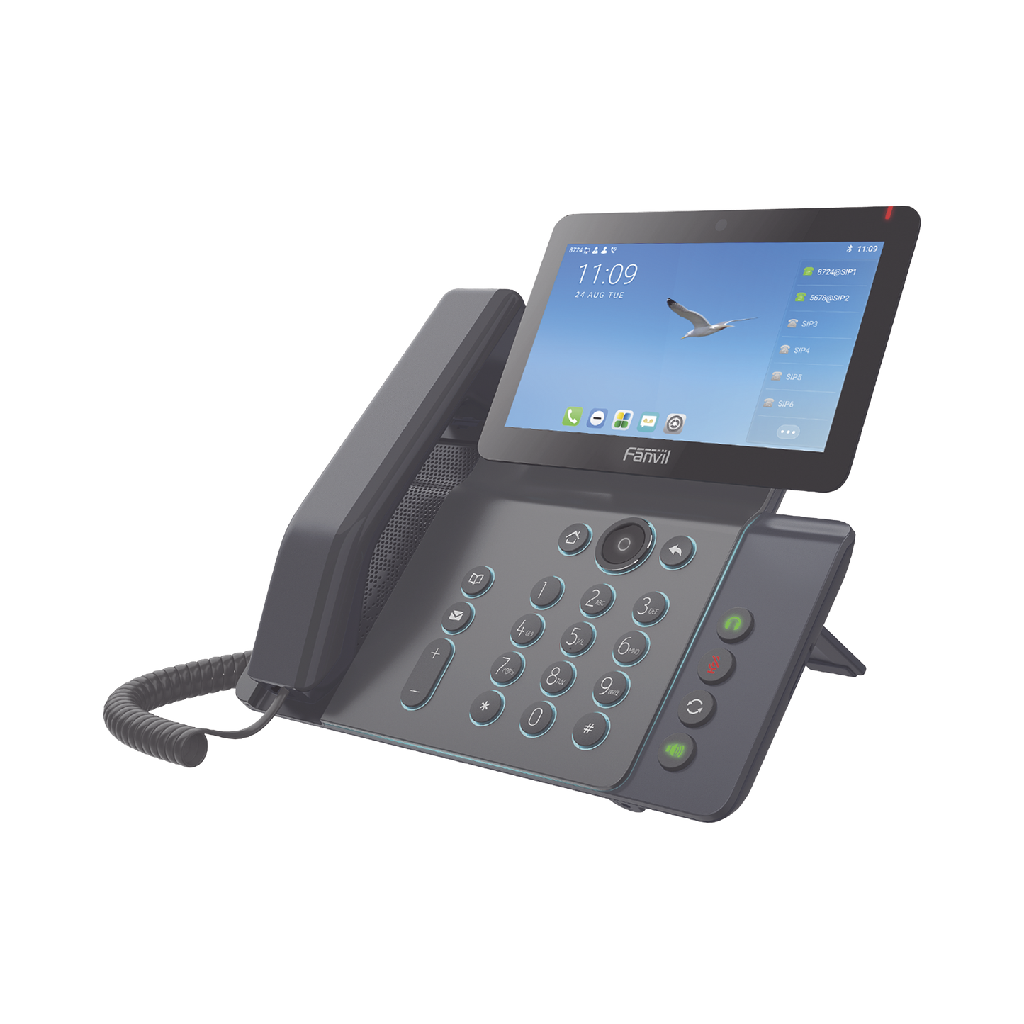 Videoteléfono IP Fanvil 20 Líneas SIP Cámara 5MP Pantalla 7 Pulgadas WiFi Bluetooth 5.0 V67
