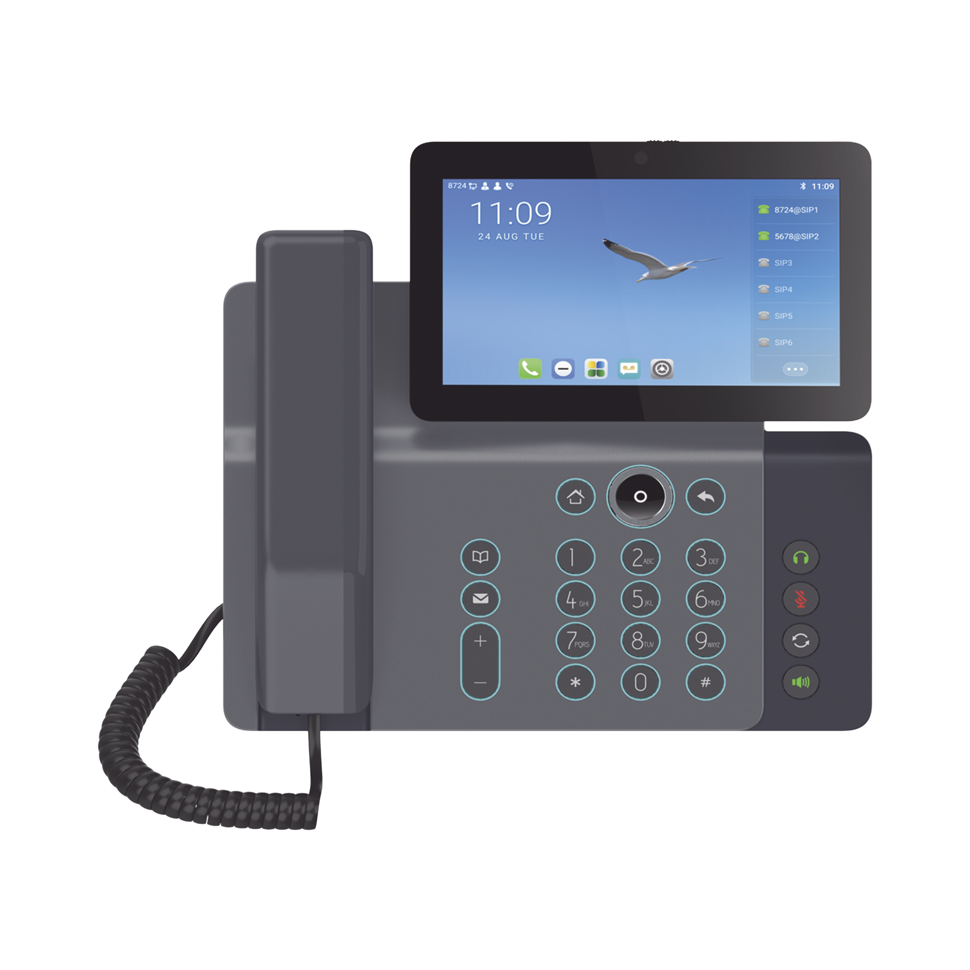 Videoteléfono IP Fanvil 20 Líneas SIP Cámara 5MP Pantalla 7 Pulgadas WiFi Bluetooth 5.0 V67