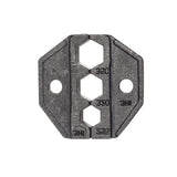 Matriz Ponchadora para Conectores F de Cables Coaxiales RG59 y RG6 Compatible con Pinza Ponchadora VDV200-010 VDV-212-034 - SILYMX