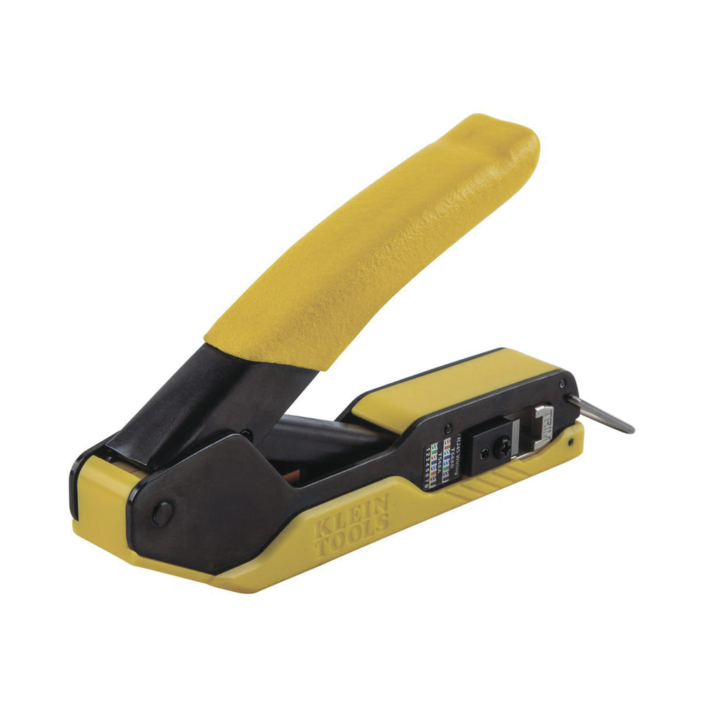 Ponchadora Pelacables Cortacables con Matraca para Conectores Pass-Thru RJ45 VDV226-005 - SILYMX