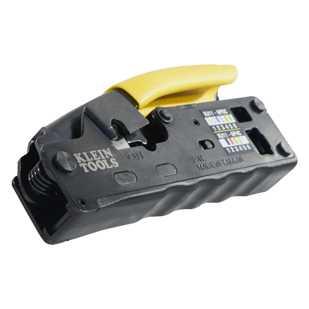 Ponchadora Pelacables Cortacables Compacta con Matraca para Conectores RJ45 y RJ11 RJ12 VDV-226-107 - SILYMX