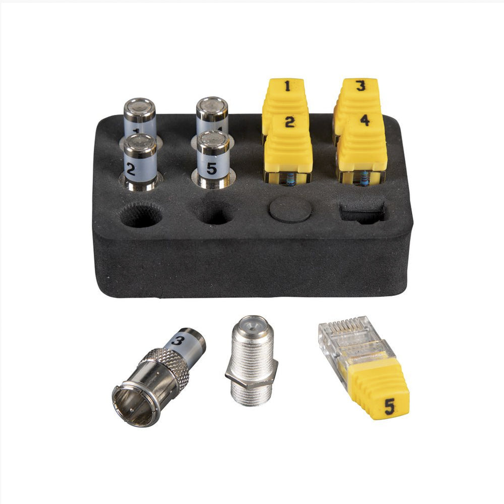 Kit Scout Pro 3 Probador de Cables de Voz RJ11/12 de Datos RJ45 y de Video Coaxial con conector F VDV-501-851 - SILYMX