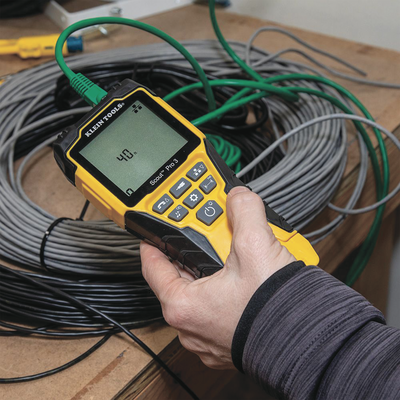 Probador Scout Pro 3 Test Map PoE RJ45 RJ11 Coaxial Kit Transmisores Klein Tools VDV-501-852 - SILYMX