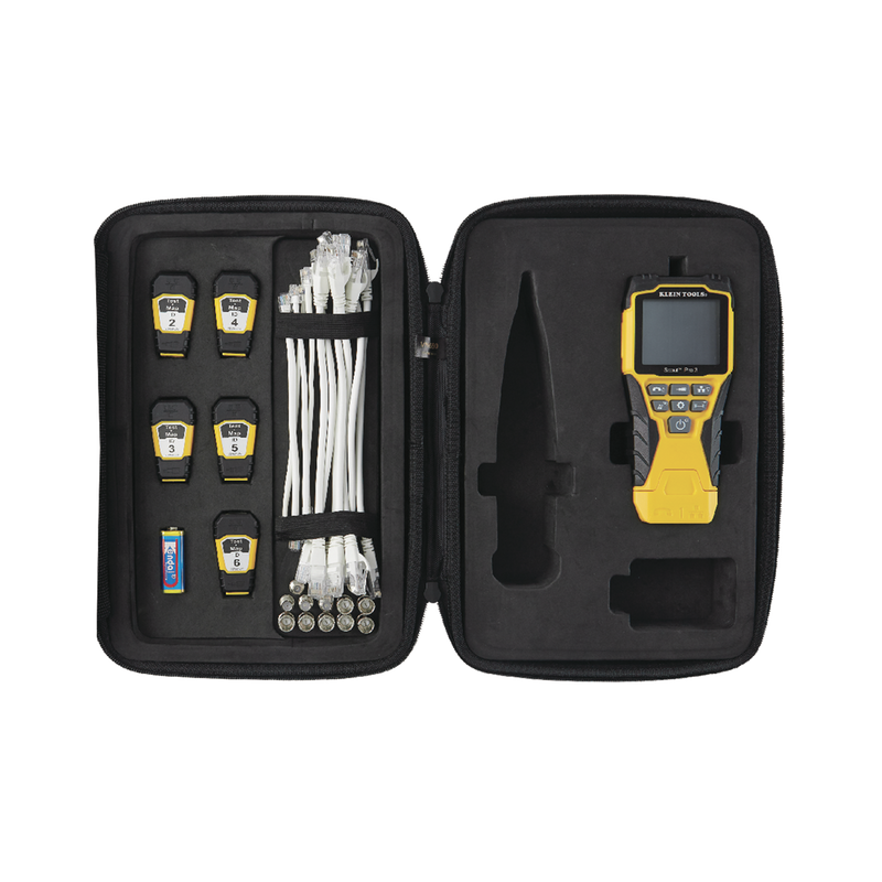 Probador Scout Pro 3 con kit de transmisores remotos Test-n-Map Inspección PoE VDV501-853 - SILYMX