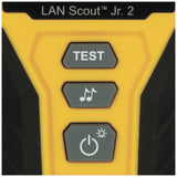 Tester de Cable LAN Scout Jr. 2 Para: Prueba aprobada Error de Cableado Falla de Circuito Abierto o Cortocircuito Par Dividido Blindaje VDV526200 - SILYMX