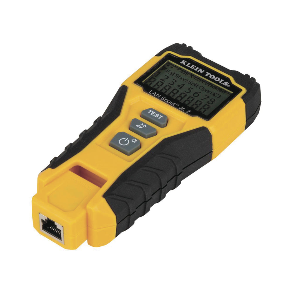Tester de Cable LAN Scout Jr. 2 Para: Prueba aprobada Error de Cableado Falla de Circuito Abierto o Cortocircuito Par Dividido Blindaje VDV526200 - SILYMX