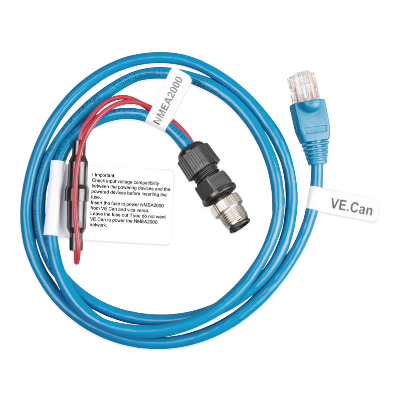 Cable Micro- C VE.Can a NMEA 2000 para Comunicación entre Equipos Victron y Rede NMEA 2000 VICTRON ENERGY VE.CAN/NMEA2000 - SILYMX