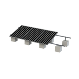 Kit de Montaje Solar EPCOM Powerline VEKTOR8R para 4 Módulos Fotovoltaicos con Riel No. 8 Ajustable 20° a 45°