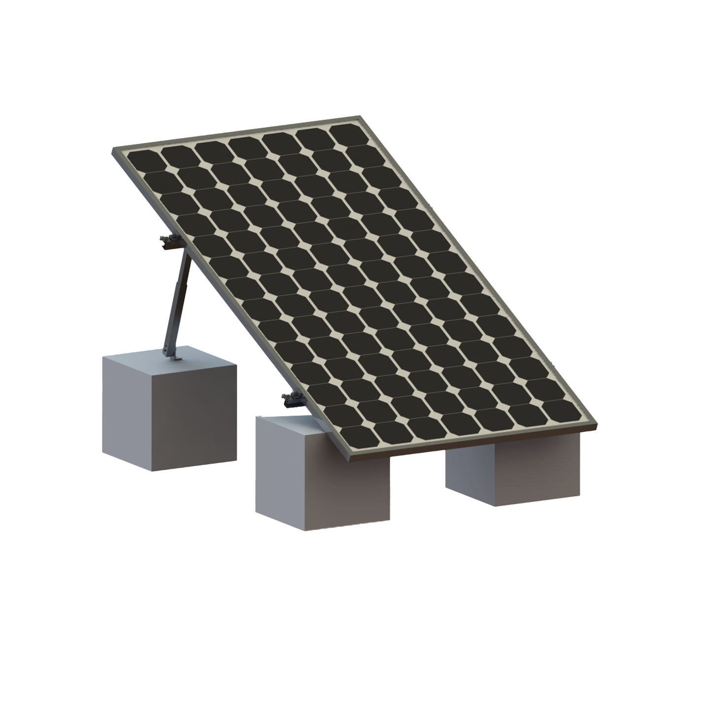 Montaje para Panel Solar, Riel "8" de 1400mm para Módulos con Espesor de 35mm, Velocidad de Viento Máx. 136km/h (20° a 45°) EPCOM POWERLINE VEKTOR8R1M - SILYMX