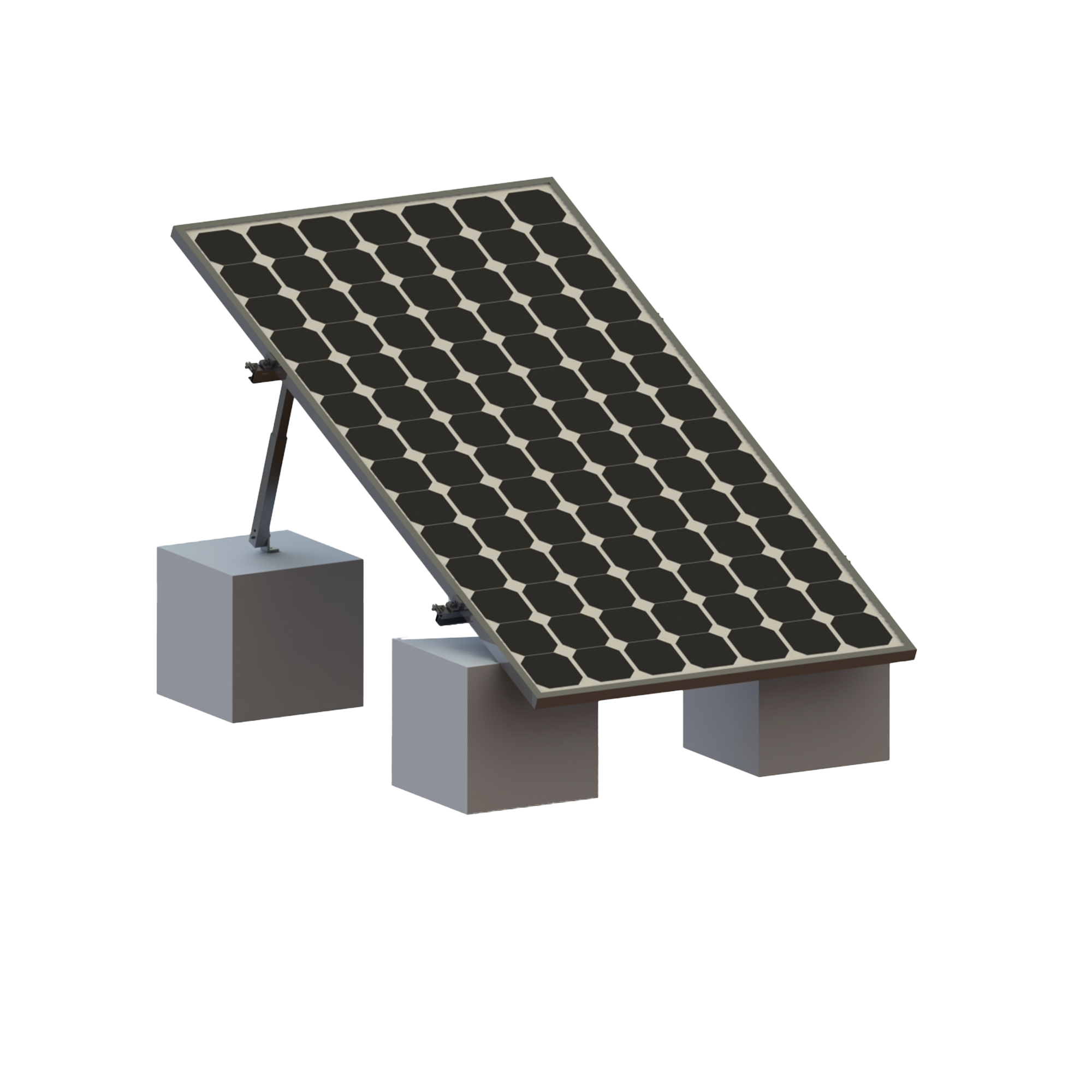 Montaje para Panel Solar, Riel "8" de 1400mm para Módulos con Espesor de 35mm, Velocidad de Viento Máx. 136km/h (20° a 45°) EPCOM POWERLINE VEKTOR8R1M - SILYMX
