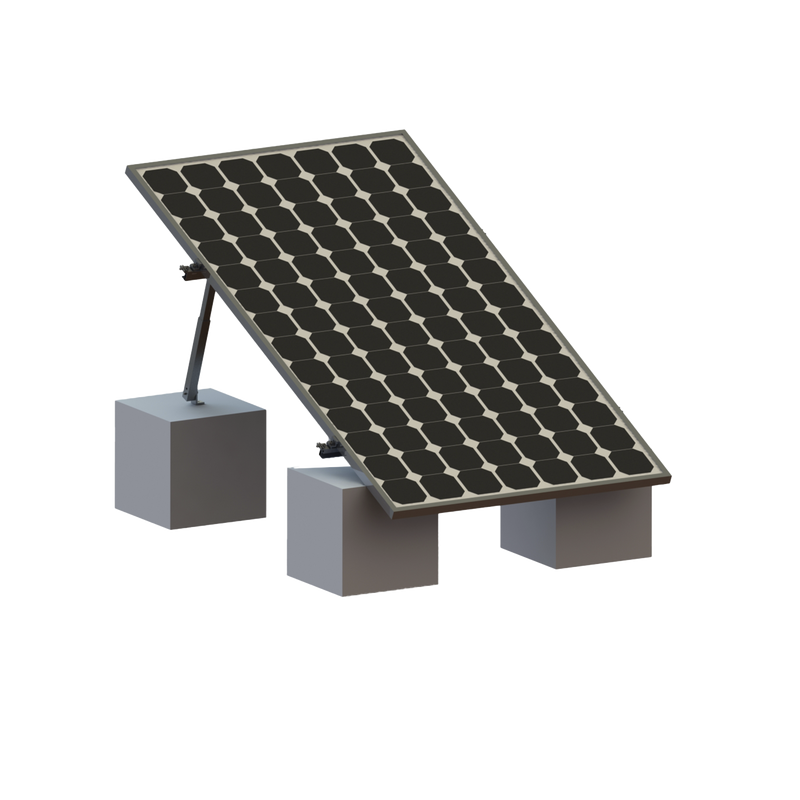 Montaje para Panel Solar, Riel "8" de 1400mm para Módulos con Espesor de 35mm, Velocidad de Viento Máx. 136km/h (20° a 45°) EPCOM POWERLINE VEKTOR8R1M - SILYMX