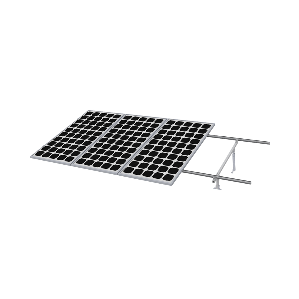 Montaje para Panel Solar, Riel "5" de 5400mm para Módulos con Espesor de 35mm, Velocidad de Viento Máx. 190km/h EPCOM POWERLINE VEKTOR8RPRO - SILYMX