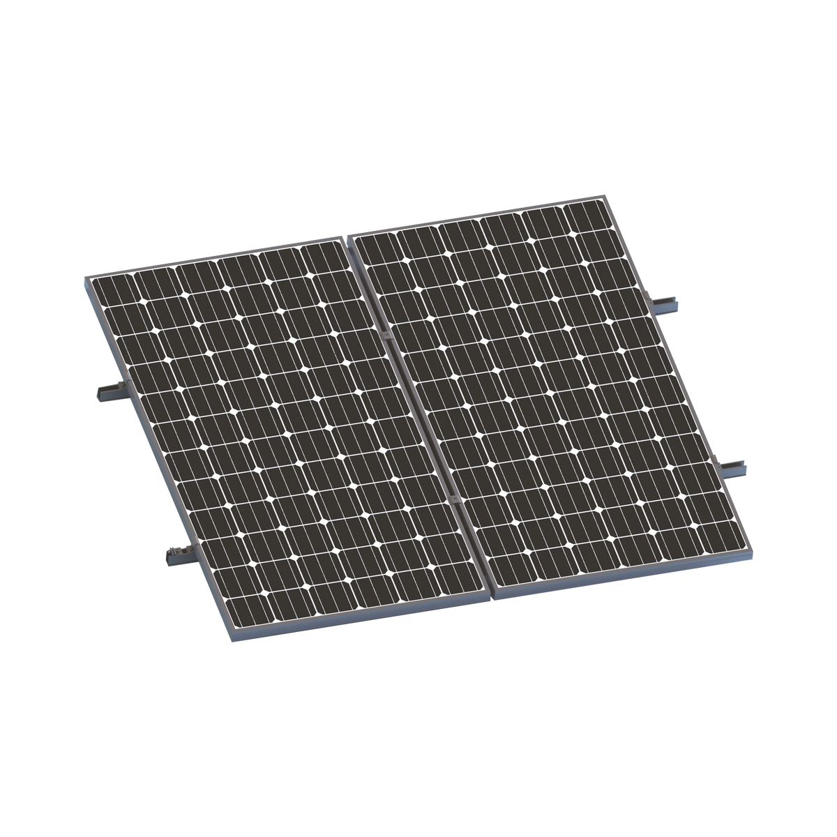 Kit De Minirieles Para Panel Solar Arreglo 1X2 Para Instalación Plano En Lámina EPCOM POWERLINE VEKTORMINIKIT1X2 - SILYMX