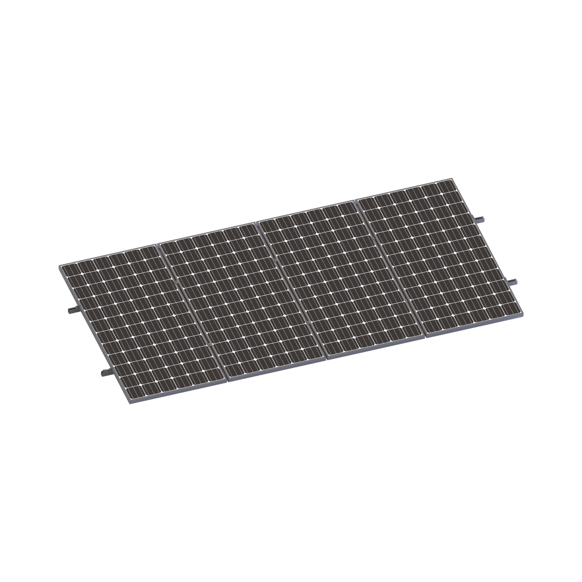 Kit De Minirieles Para Panel Solar Arreglo 1X4 Para Instalación Plano En Lámina EPCOM POWERLINE VEKTORMINIKIT1X4 - SILYMX