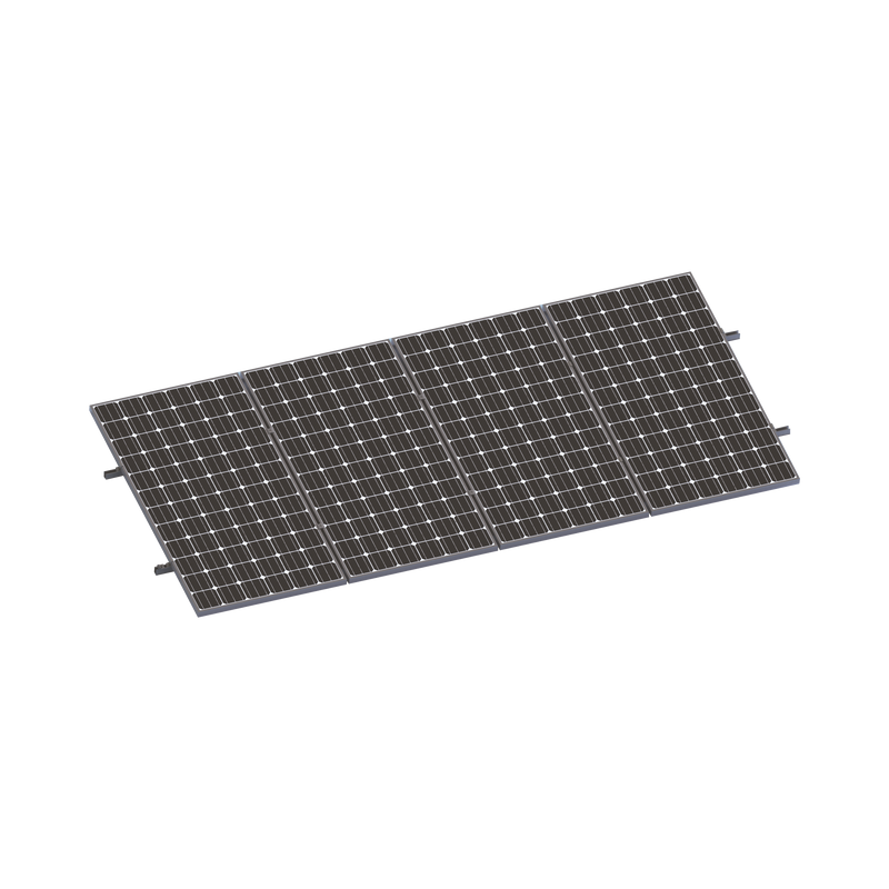 Kit De Minirieles Para Panel Solar Arreglo 1X4 Para Instalación Plano En Lámina EPCOM POWERLINE VEKTORMINIKIT1X4 - SILYMX