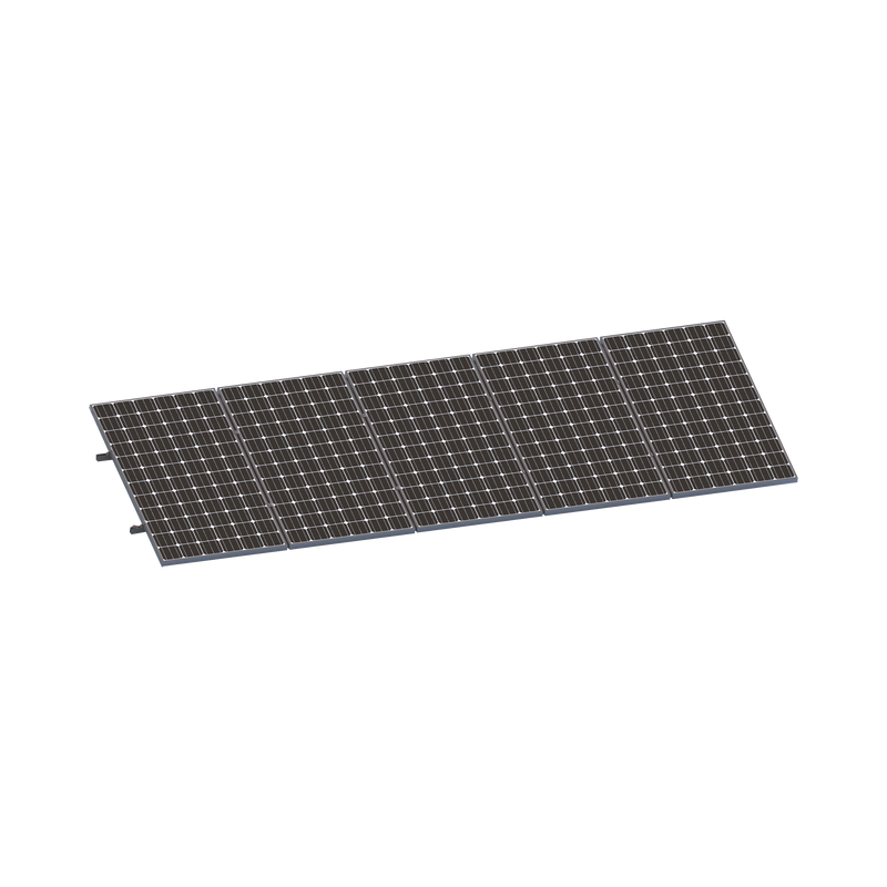 Kit De Minirieles Para Panel Solar Arreglo 1X5 Para Instalación Plano En Lámina EPCOM POWERLINE VEKTORMINIKIT1X5 - SILYMX