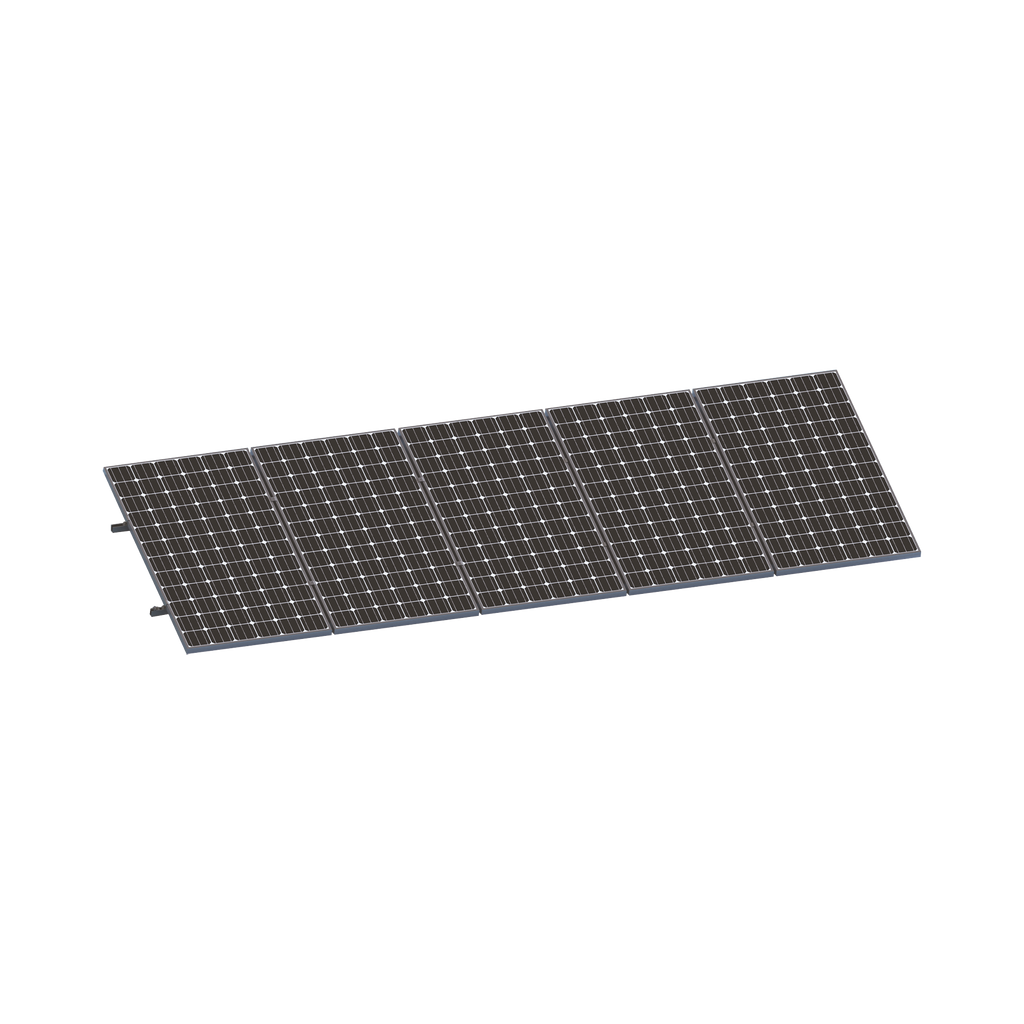 Kit De Minirieles Para Panel Solar Arreglo 1X5 Para Instalación Plano En Lámina EPCOM POWERLINE VEKTORMINIKIT1X5 - SILYMX