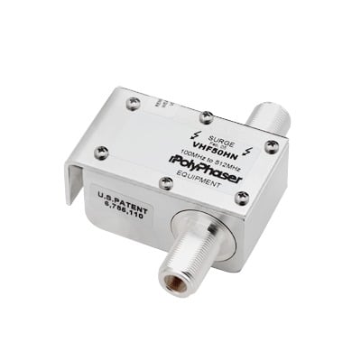 Protector RF Coaxial de Banda Ancha 100 a 512 MHz Para Combinadores Con Conectores N Hembra - SILYMX