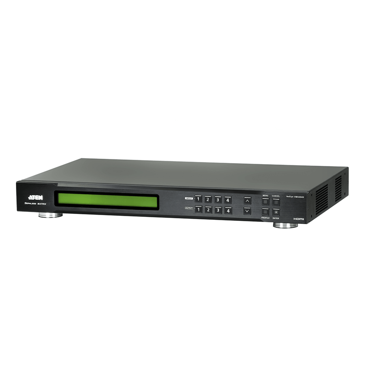 Kits Extensores Convertidores Divisores HDMI VGA DVIATENVM5404HSWITCH DE MATRIZ HDMI | 4X4 | CON ESCALADOR | COMPATIBLE CON VIDEOWALL | Seamless Switch™ | IR | RS - 232 | ETHERNET - SILYMX