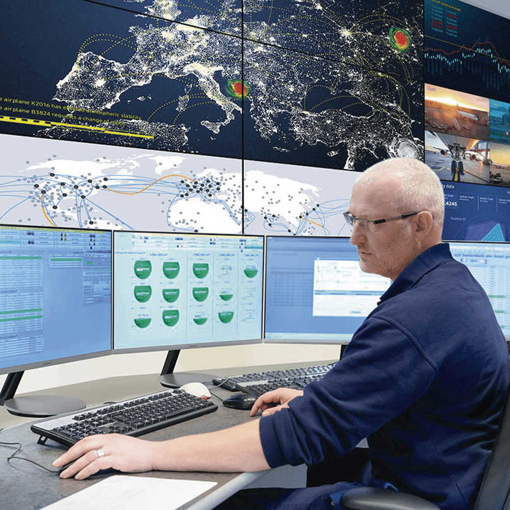 Pantalla Profesional LED de 55" para Video Wall Full HD (1080p) HDMI/DVI-D/DP Bisel Ultra Delgado de 2.3mm VESA VM55BU - SILYMX