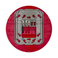 Base Audiovisual Inalámbrica Direccionable Montaje Techo Roja SWIFT Fire-Lite WAV-CRL
