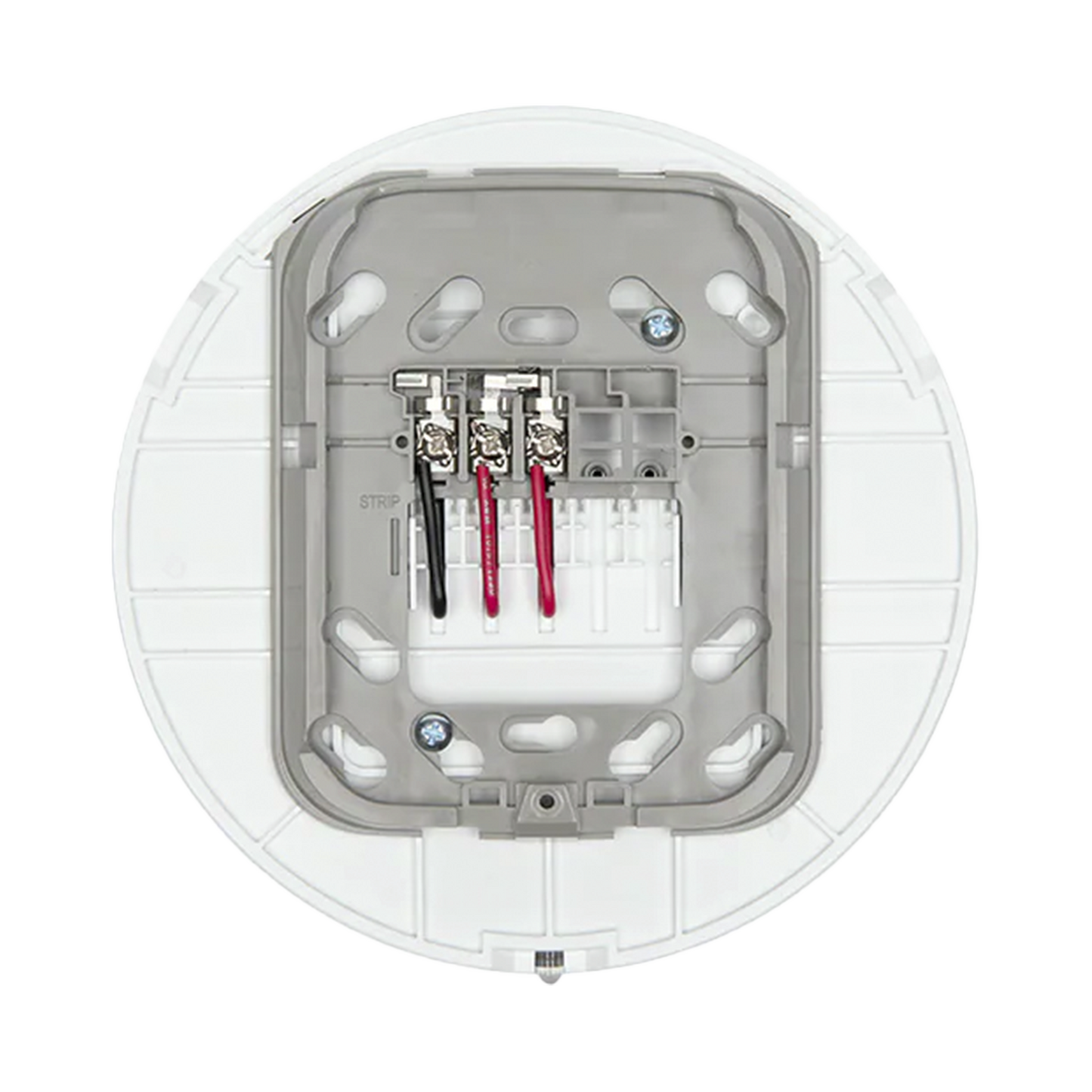 Base audiovisual inalámbrica direccionable para montaje en techo, color blanco, línea SWIFT compatible con paneles Fire-Lite