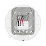 Base audiovisual inalámbrica direccionable para montaje en techo, color blanco, línea SWIFT compatible con paneles Fire-Lite