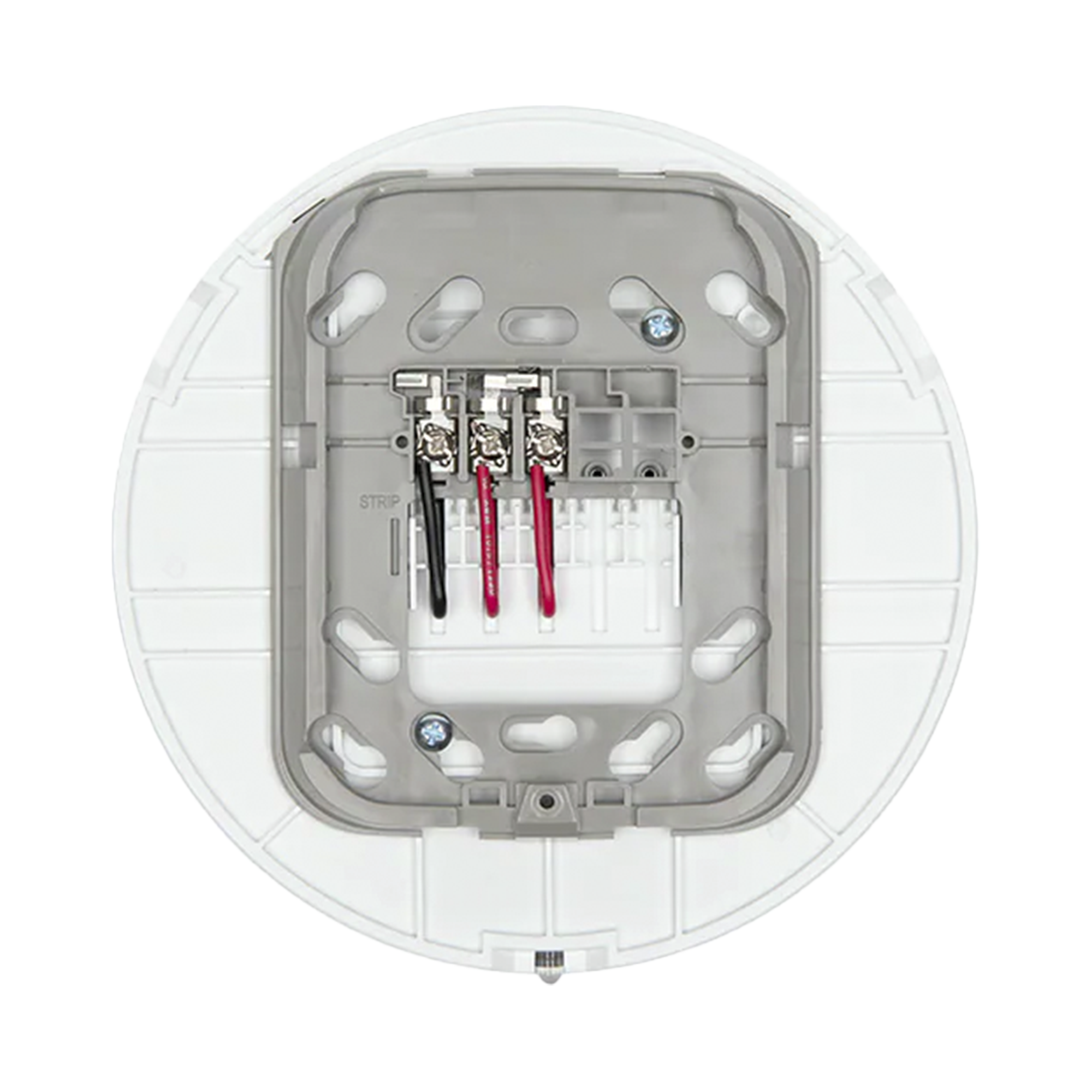 Base audiovisual inalámbrica direccionable para montaje en techo, color blanco, línea SWIFT compatible con paneles Fire-Lite