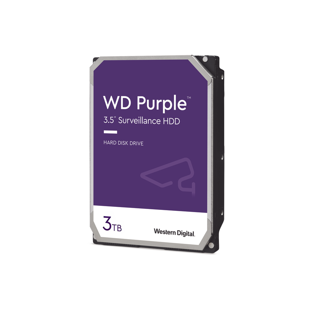 Disco Duro PURPLE de 3TB 3 AÑOS DE GARANTÍA Para Videovigilancia WD33PURZ Western Digital