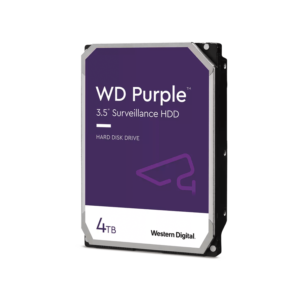 Disco Duro Western Digital PURPLE de 4TB 3 AÑOS DE GARANTÍA Especial Para Videovigilancia WD43PURZ - SILYMX
